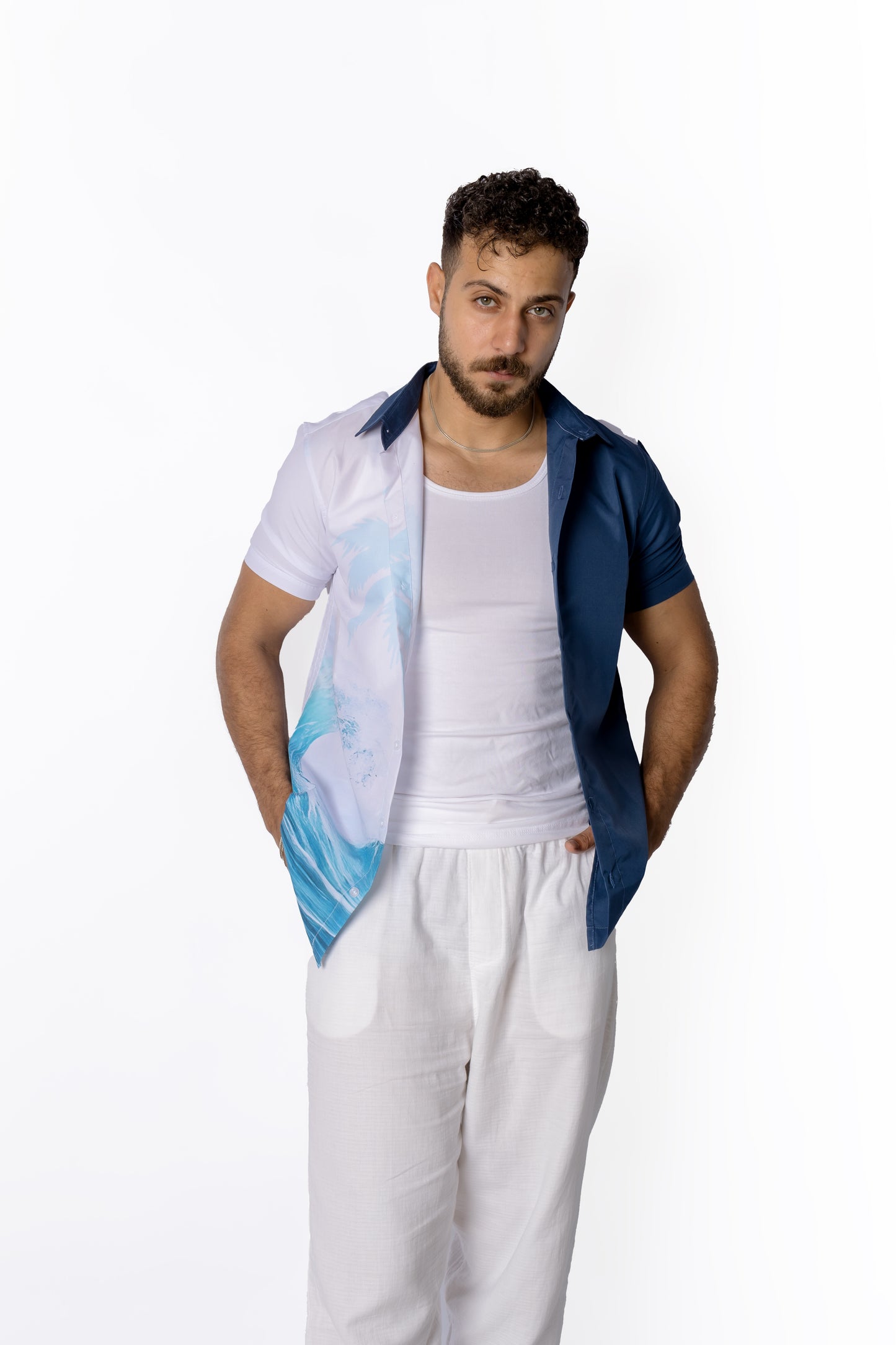 Blue Beach Shirt