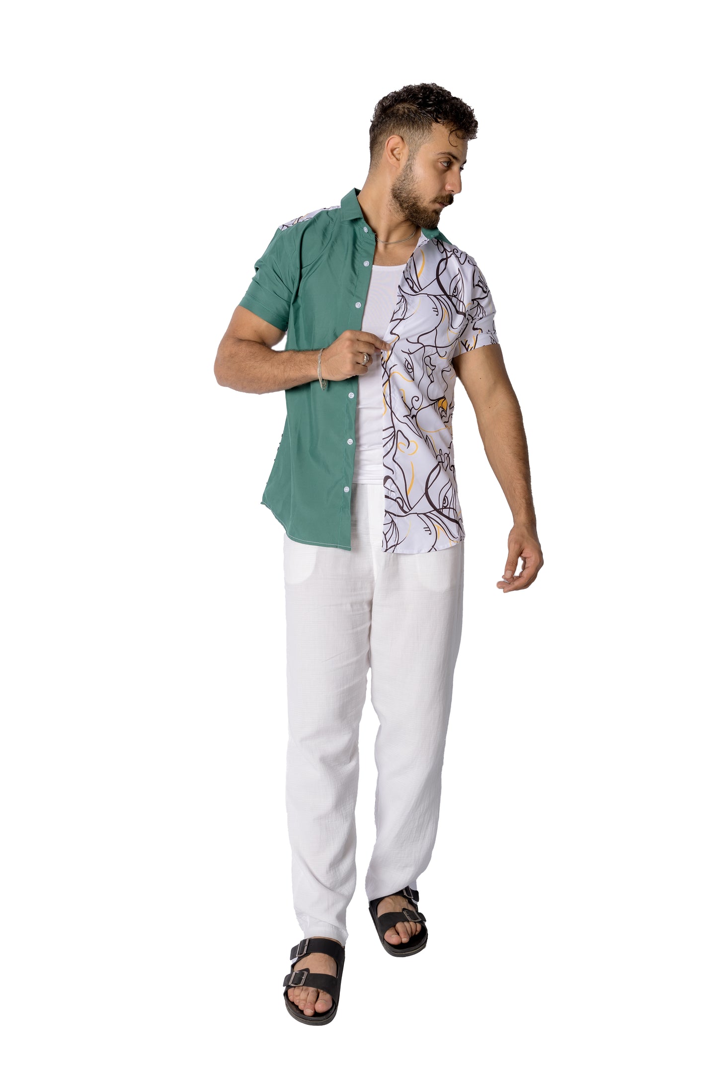 Green Beach Shirt