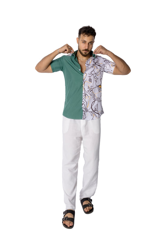Green Beach Shirt